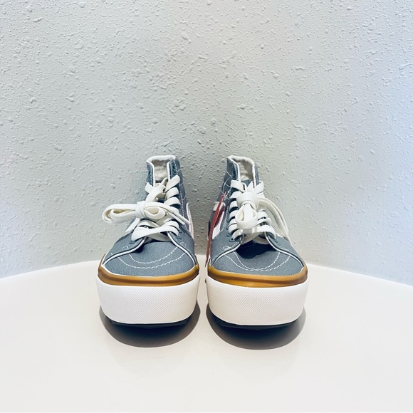Vans SK-8 Hi Top Tapered Stacked Platform Blue Unisex Sneakers/Sz:W:5/M:3.5/NWT - Picture 8 of 16